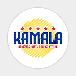 Kamala Removes Nasty Orange Stains Magnet